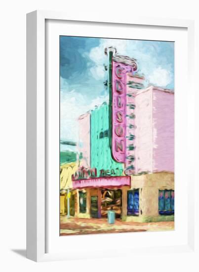 Old Theater - In the Style of Oil Painting-Philippe Hugonnard-Framed Premium Giclee Print