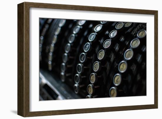 Old Till Buttons-Nathan Wright-Framed Photographic Print