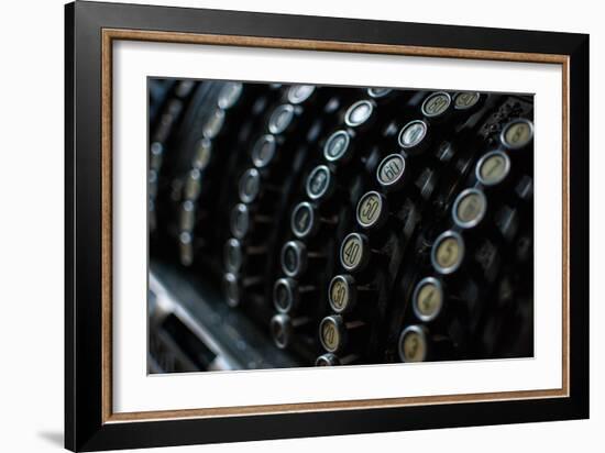 Old Till Buttons-Nathan Wright-Framed Photographic Print