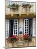 Old Timber Framed Building in Quimper, Southern Finistere, Brittany, France-Amanda Hall-Mounted Photographic Print