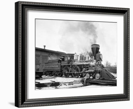 Old Time Railroads, New York, New York-null-Framed Photographic Print