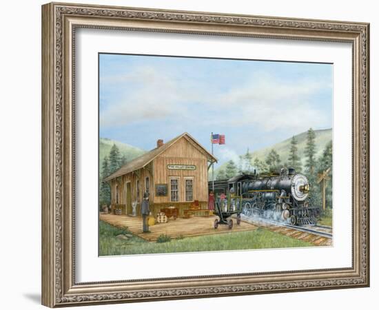 Old Time Train Station-Unknown Shannon-Framed Art Print