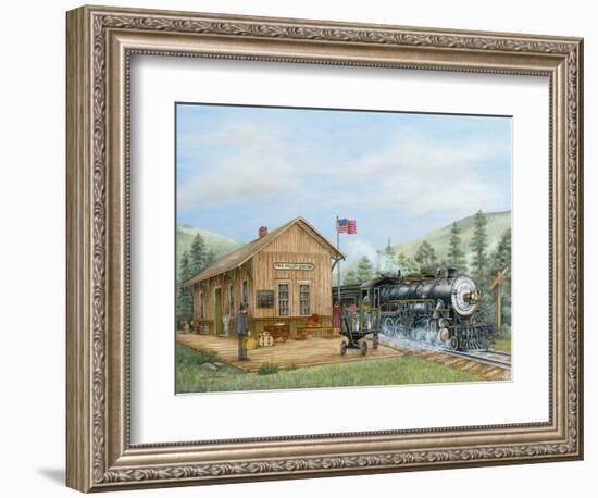 Old Time Train Station-Unknown Shannon-Framed Art Print