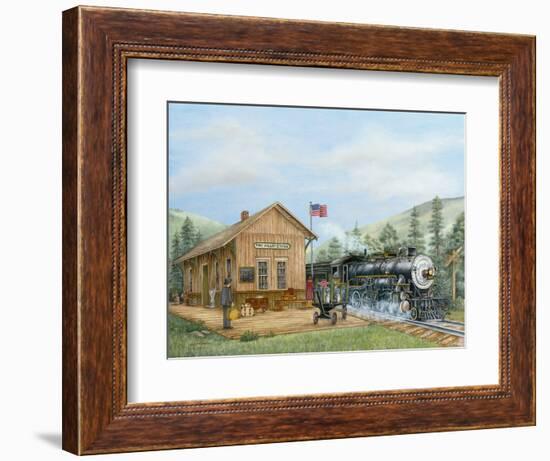 Old Time Train Station-Unknown Shannon-Framed Art Print