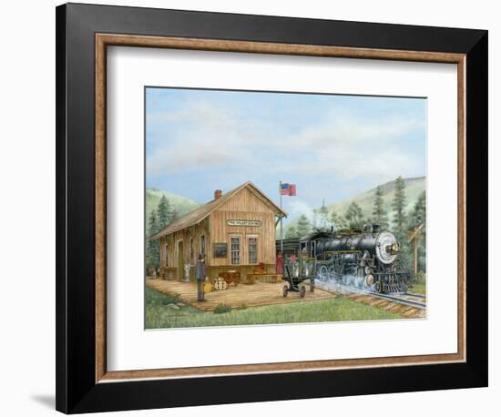 Old Time Train Station-Unknown Shannon-Framed Art Print