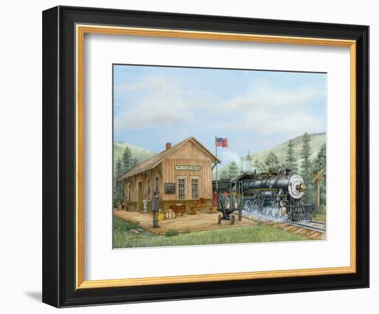 Old Time Train Station-Unknown Shannon-Framed Art Print