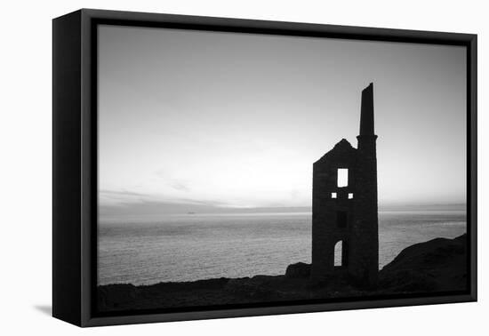 Old Tin Mine Workings, Botallack, Pendeen,Cornwall, England-Paul Harris-Framed Premier Image Canvas