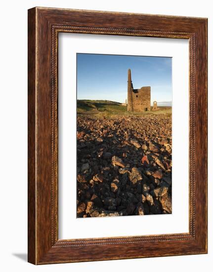 Old Tin Mine Workings, Botallack, Pendeen,Cornwall, England-Paul Harris-Framed Photographic Print