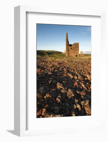 Old Tin Mine Workings, Botallack, Pendeen,Cornwall, England-Paul Harris-Framed Photographic Print