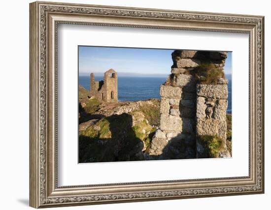 Old Tin Mine Workings, Botallack, Pendeen,Cornwall, England-Paul Harris-Framed Photographic Print