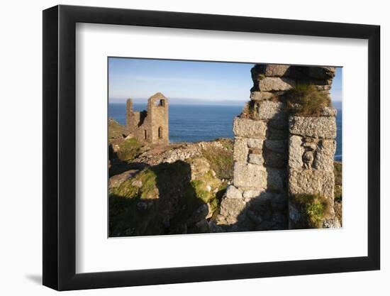 Old Tin Mine Workings, Botallack, Pendeen,Cornwall, England-Paul Harris-Framed Photographic Print