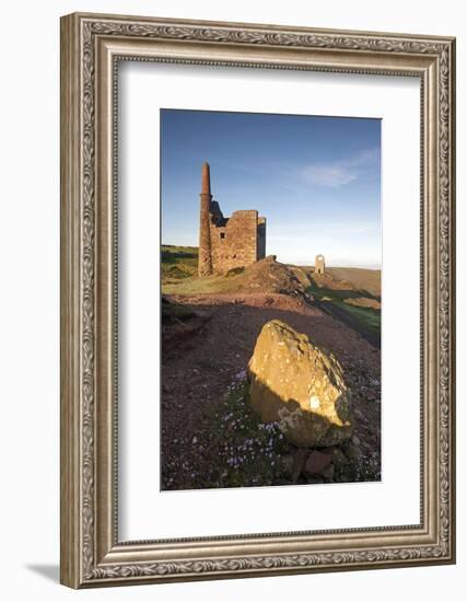 Old Tin Mine Workings, Botallack, Pendeen,Cornwall, England-Paul Harris-Framed Photographic Print