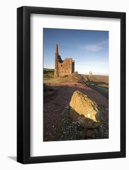 Old Tin Mine Workings, Botallack, Pendeen,Cornwall, England-Paul Harris-Framed Photographic Print