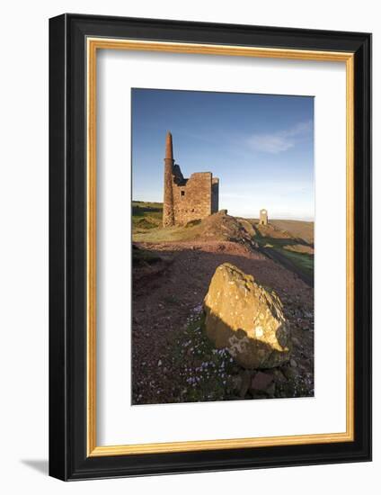 Old Tin Mine Workings, Botallack, Pendeen,Cornwall, England-Paul Harris-Framed Photographic Print