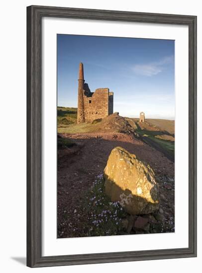 Old Tin Mine Workings, Botallack, Pendeen,Cornwall, England-Paul Harris-Framed Photographic Print