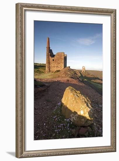 Old Tin Mine Workings, Botallack, Pendeen,Cornwall, England-Paul Harris-Framed Photographic Print