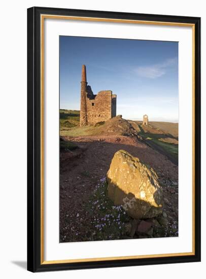 Old Tin Mine Workings, Botallack, Pendeen,Cornwall, England-Paul Harris-Framed Photographic Print