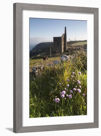 Old Tin Mine Workings, Botallack, Pendeen,Cornwall, England-Paul Harris-Framed Photographic Print