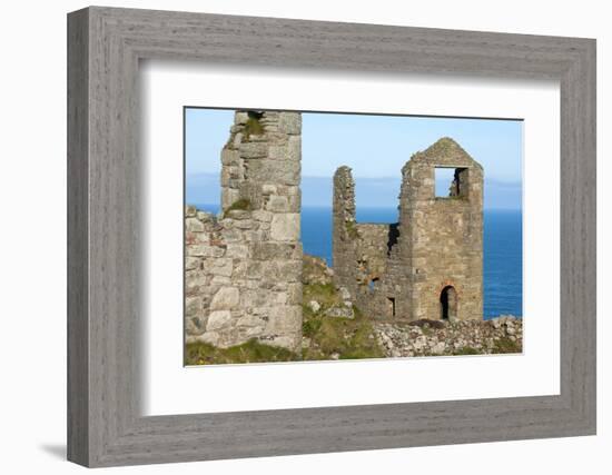 Old Tin Mine Workings, Botallack, Pendeen,Cornwall, England-Paul Harris-Framed Photographic Print