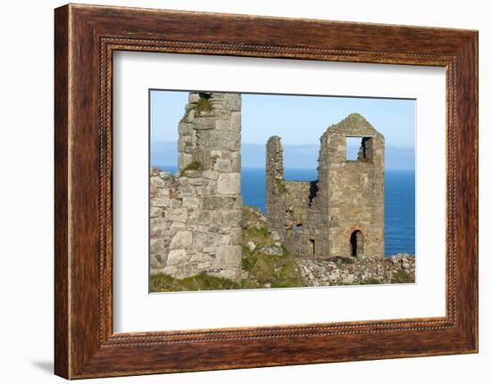 Old Tin Mine Workings, Botallack, Pendeen,Cornwall, England-Paul Harris-Framed Photographic Print