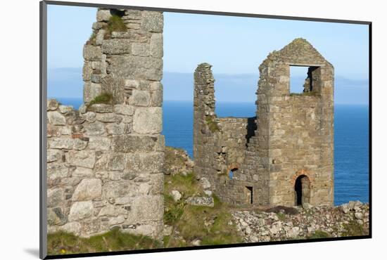 Old Tin Mine Workings, Botallack, Pendeen,Cornwall, England-Paul Harris-Mounted Photographic Print