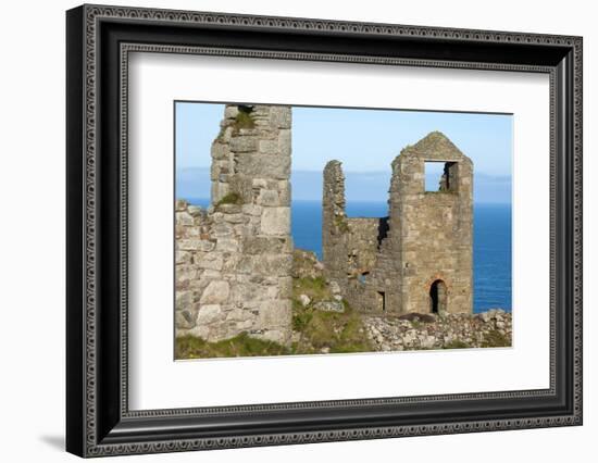 Old Tin Mine Workings, Botallack, Pendeen,Cornwall, England-Paul Harris-Framed Photographic Print