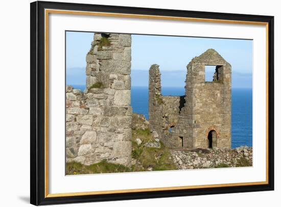 Old Tin Mine Workings, Botallack, Pendeen,Cornwall, England-Paul Harris-Framed Photographic Print