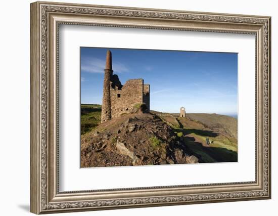 Old Tin Mine Workings, Botallack, Pendeen,Cornwall, England-Paul Harris-Framed Photographic Print