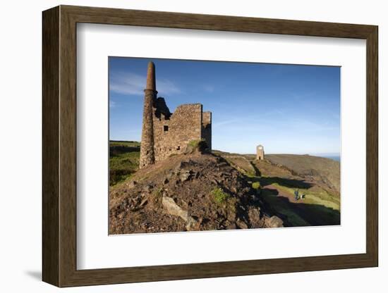 Old Tin Mine Workings, Botallack, Pendeen,Cornwall, England-Paul Harris-Framed Photographic Print