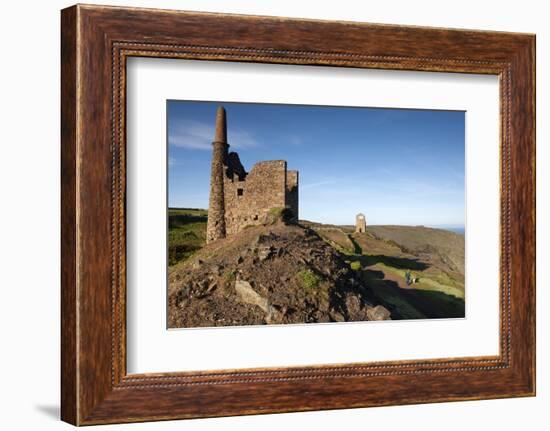 Old Tin Mine Workings, Botallack, Pendeen,Cornwall, England-Paul Harris-Framed Photographic Print