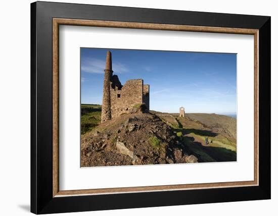 Old Tin Mine Workings, Botallack, Pendeen,Cornwall, England-Paul Harris-Framed Photographic Print