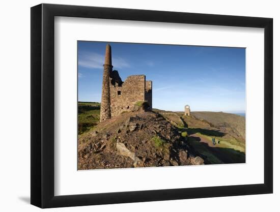 Old Tin Mine Workings, Botallack, Pendeen,Cornwall, England-Paul Harris-Framed Photographic Print