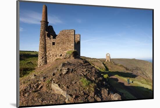 Old Tin Mine Workings, Botallack, Pendeen,Cornwall, England-Paul Harris-Mounted Photographic Print