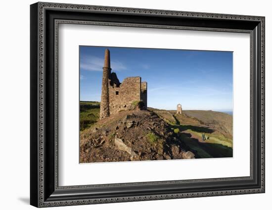 Old Tin Mine Workings, Botallack, Pendeen,Cornwall, England-Paul Harris-Framed Photographic Print