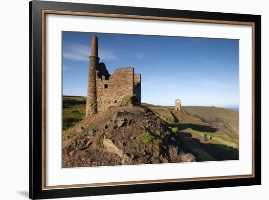 Old Tin Mine Workings, Botallack, Pendeen,Cornwall, England-Paul Harris-Framed Photographic Print