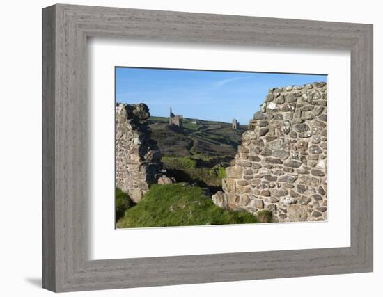 Old Tin Mine Workings, Botallack, Pendeen,Cornwall, England-Paul Harris-Framed Photographic Print