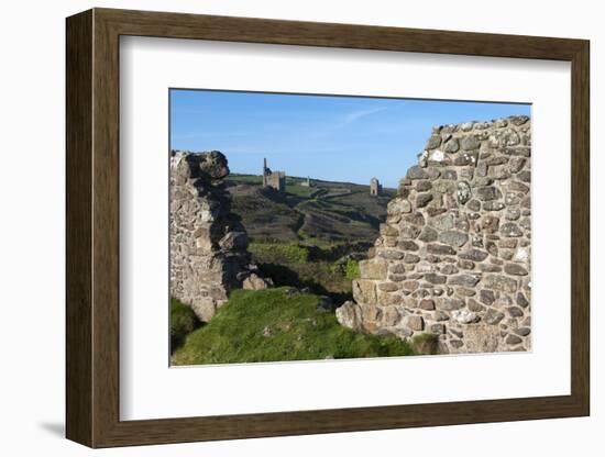 Old Tin Mine Workings, Botallack, Pendeen,Cornwall, England-Paul Harris-Framed Photographic Print