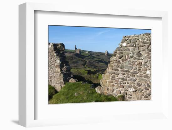 Old Tin Mine Workings, Botallack, Pendeen,Cornwall, England-Paul Harris-Framed Photographic Print