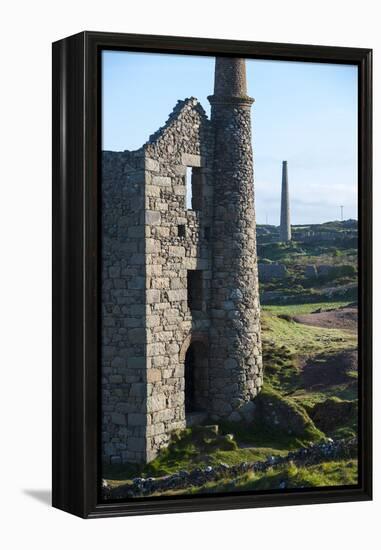 Old Tin Mine Workings, Botallack, Pendeen,Cornwall, England-Paul Harris-Framed Premier Image Canvas