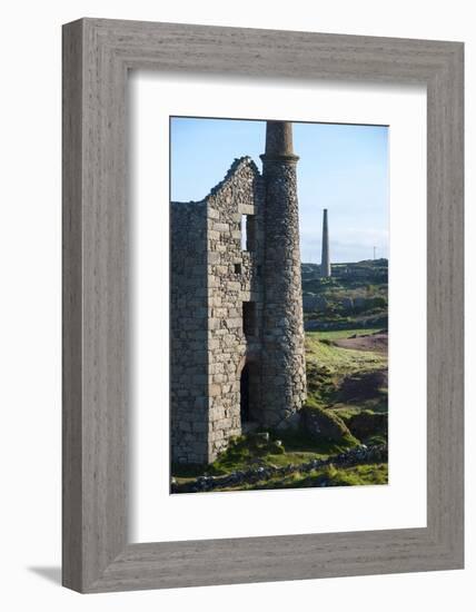 Old Tin Mine Workings, Botallack, Pendeen,Cornwall, England-Paul Harris-Framed Photographic Print