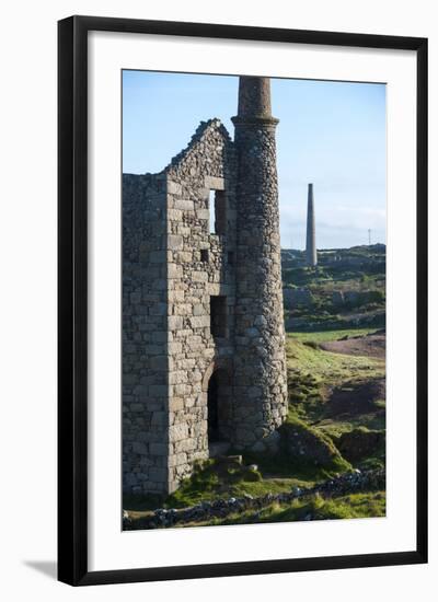 Old Tin Mine Workings, Botallack, Pendeen,Cornwall, England-Paul Harris-Framed Photographic Print