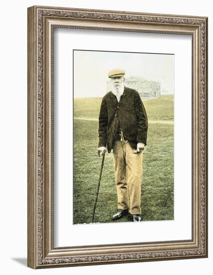 Old Tom Morris, Scottish golfer, postcard, 1900-Unknown-Framed Photographic Print