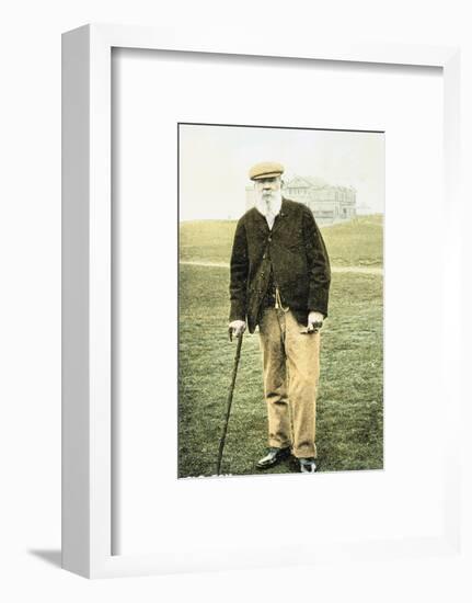 Old Tom Morris, Scottish golfer, postcard, 1900-Unknown-Framed Photographic Print