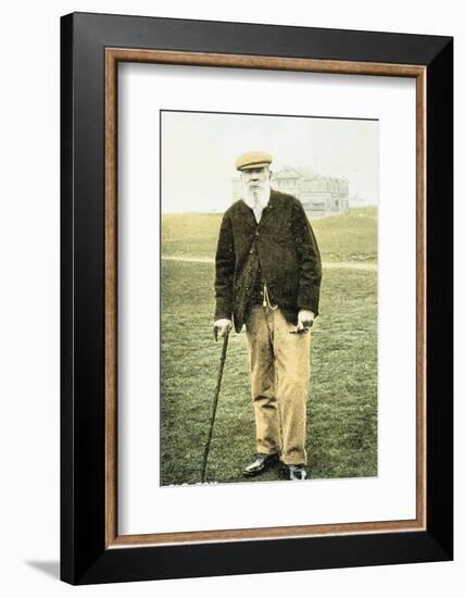 Old Tom Morris, Scottish golfer, postcard, 1900-Unknown-Framed Photographic Print