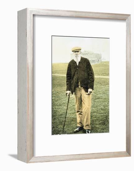 Old Tom Morris, Scottish golfer, postcard, 1900-Unknown-Framed Photographic Print