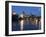 Old Town and Charles Bridge at Dusk, Prague, Czech Republic-Doug Pearson-Framed Photographic Print