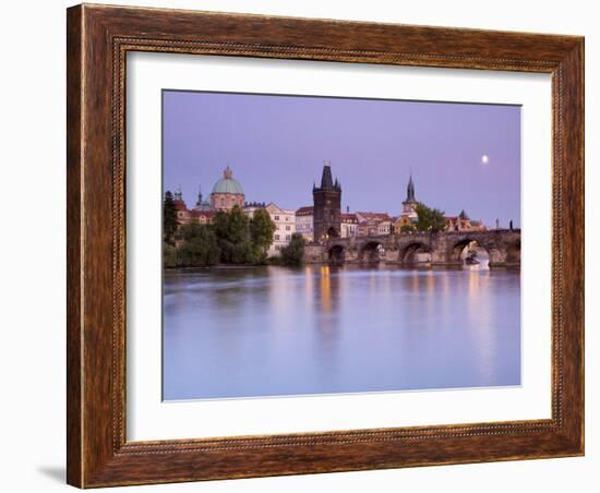 Old Town and Charles Bridge, Prague, Czech Republic-Doug Pearson-Framed Photographic Print