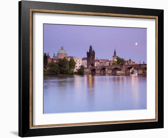 Old Town and Charles Bridge, Prague, Czech Republic-Doug Pearson-Framed Photographic Print