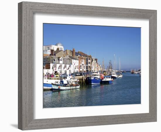 Old Town and Harbour, Weymouth, Dorset, England, United Kingdom, Europe-Jeremy Lightfoot-Framed Photographic Print