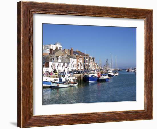 Old Town and Harbour, Weymouth, Dorset, England, United Kingdom, Europe-Jeremy Lightfoot-Framed Photographic Print
